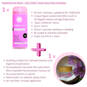 HappyPause Balm + Pink Chilly Towel DUO Pack