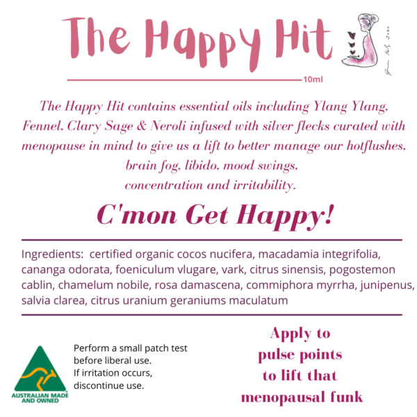 The Happy Hit aromatherapy menopause relief