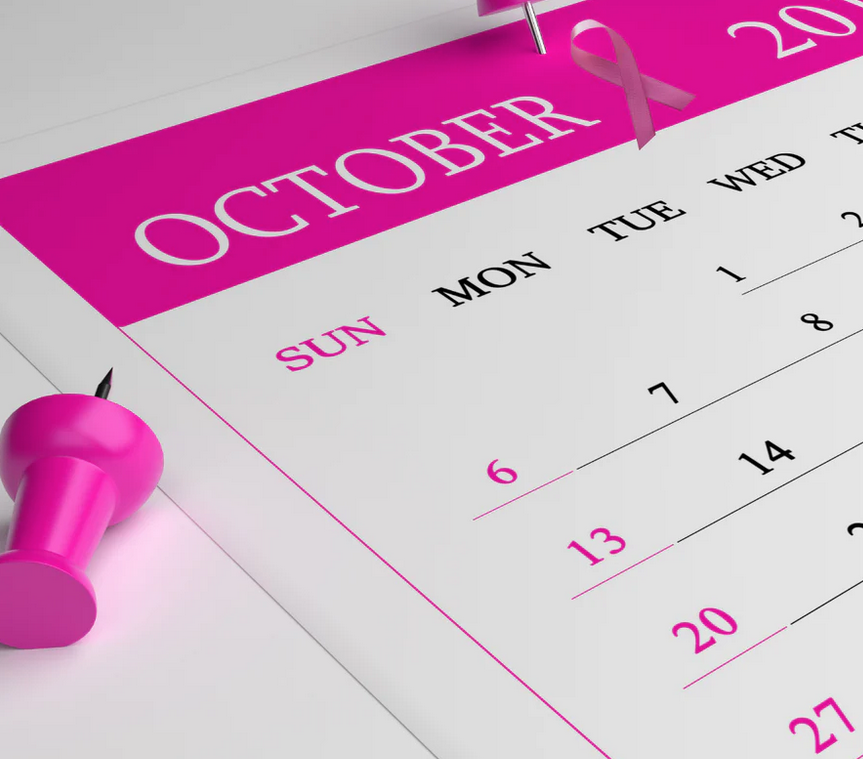 Calendar 
October is Breast Cancer Awareness Month